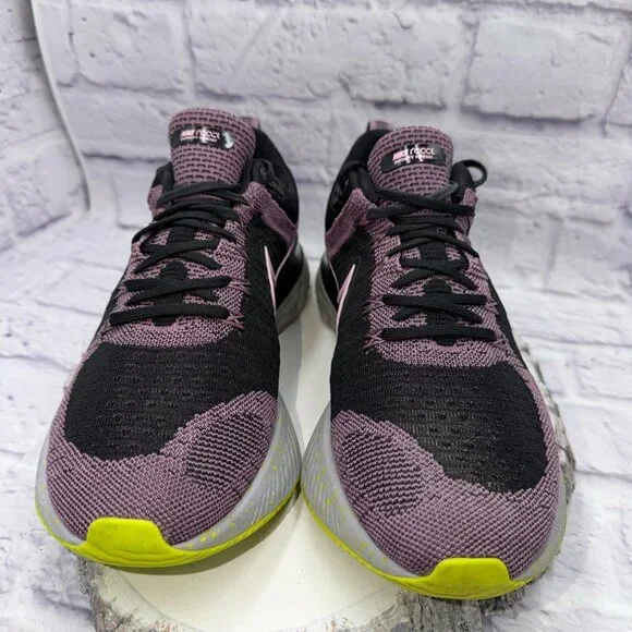 Nike React Infinity Run Flyknit 2 Shoes Womens 10.5 Violet Dust Running Sneakers - Picture 2 of 15